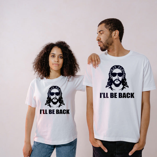 "I Will Be Back" Unisex T-Shirt | Christian Equestrian Apparel