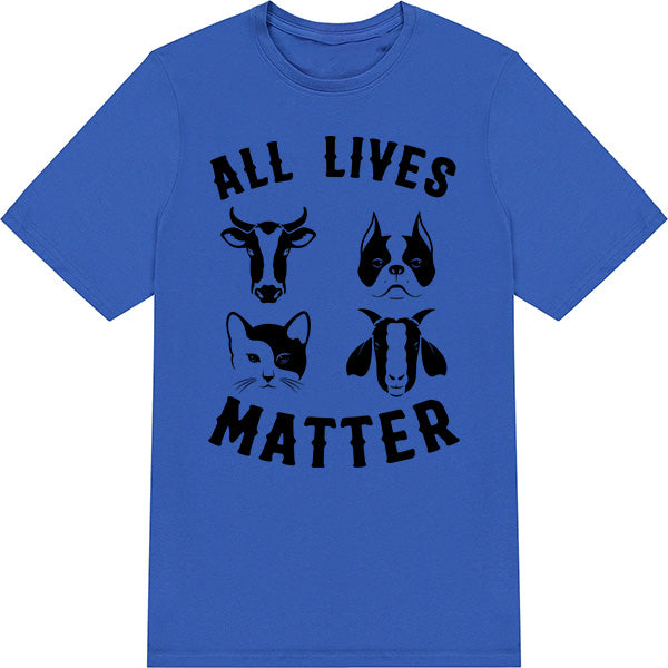 All Lives Matter Unisex T-Shirt - Embrace Vegan Vibes