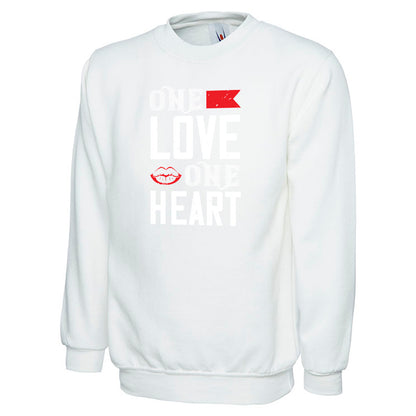 One Love One Heart  Unisex Sweatshirt | Valentine's Day Special