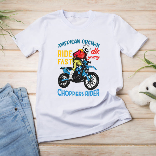 Ride Fast Die Young Choppers T-Shirt | Unisex Motorcycle Tee