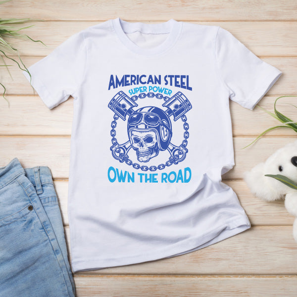 American Steel Unisex T-Shirt | Ideal for Motorcycle Fans