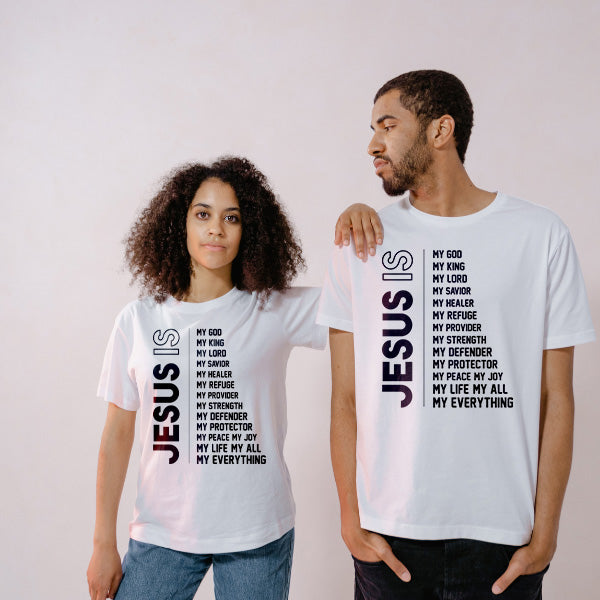 "Jesus Is" Unisex T-Shirt | Christian Equestrian Apparel