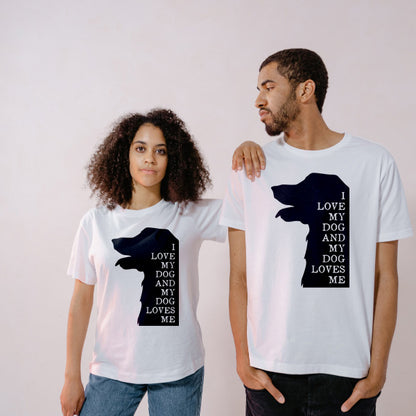 "I Love My Dog" Unisex T-Shirt | Perfect for Dog Lovers