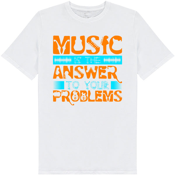 "Music Is The Answer" Unisex T-Shirt | Ideal for Music Lovers