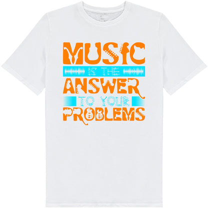 "Music Is The Answer" Unisex T-Shirt | Ideal for Music Lovers