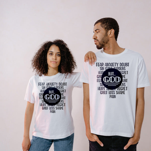 "But God" Unisex T-Shirt | Christian Equestrian Apparel