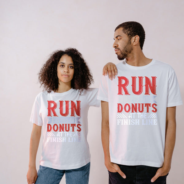 Run Like There Are Donuts T-Shirt | Unisex Runner's Tee