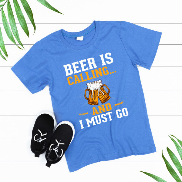 "Beer Is Calling" Unisex T-Shirt | Perfect for Beer Lovers