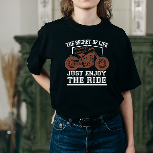 "Enjoy the Ride" Unisex T-Shirt for Motorbike Lovers