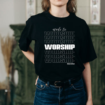 Made To Worship Unisex T-Shirt | Christian Equestrian Apparel