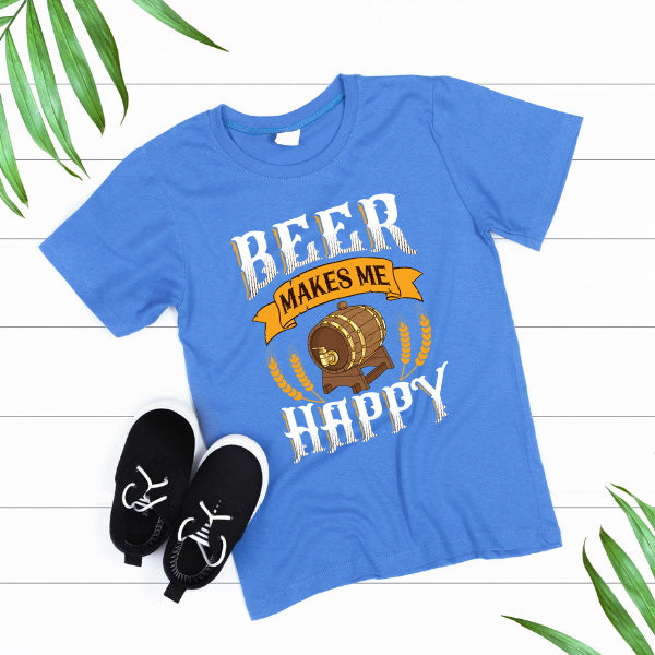 "Beer Makes Me Happy" Unisex T-Shirt | Equestrian Apparel