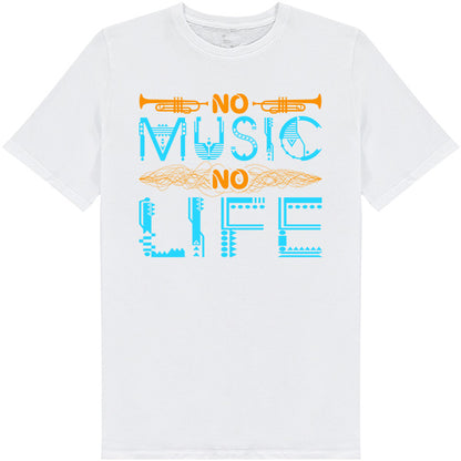 No Music No Life V4 Unisex T-Shirt | Music Lover's Essential