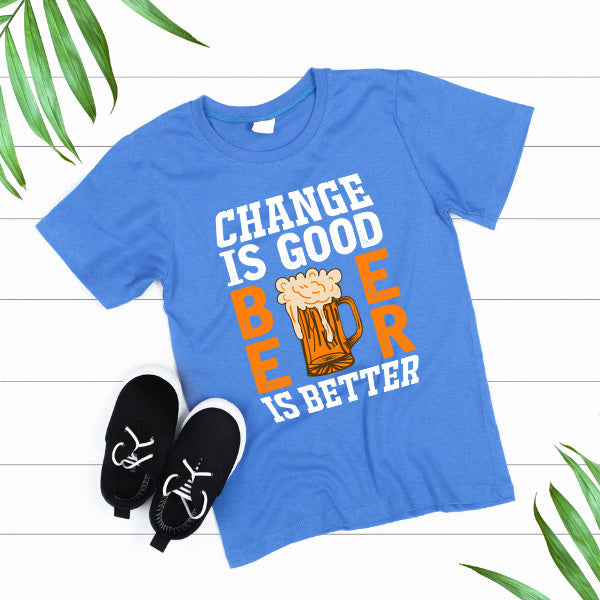 "Change Is Good, Beer Is Better" Unisex T-Shirt - Equestrian