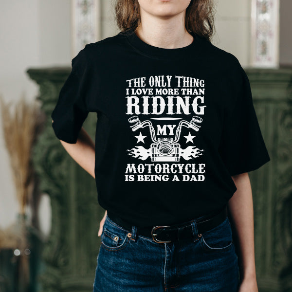 Motorbike Dad T-Shirt - Perfect Gift for Riding Enthusiasts