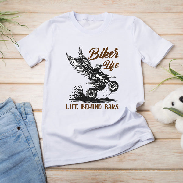 "Life Behind Bars" Unisex T-Shirt | Motorcycle Enthusiast Tee