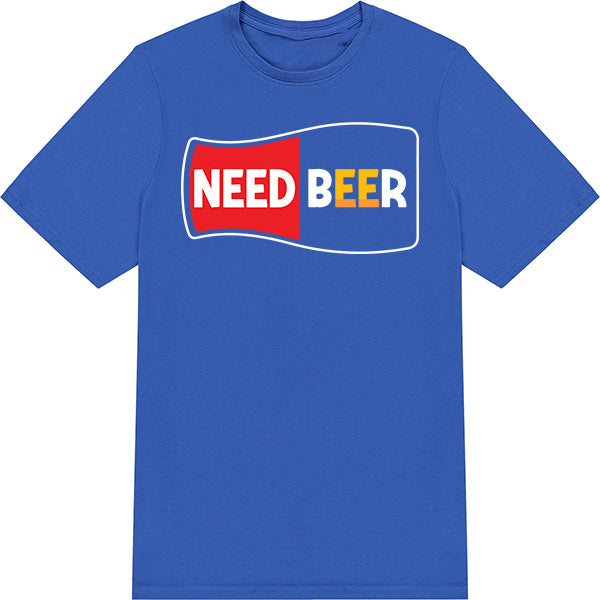 "Need Beer" Unisex T-Shirt | Ideal for Equestrian Enthusiasts