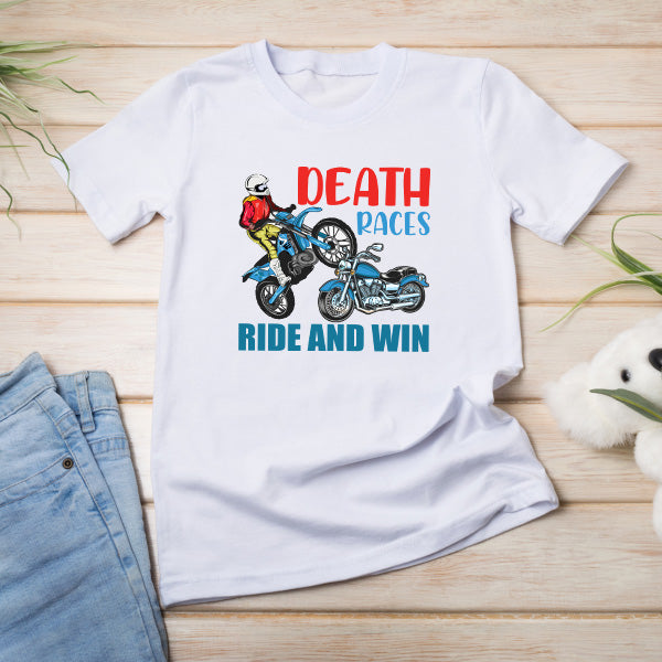 Death Races Unisex T-Shirt | Ideal for Motorcycle Fans