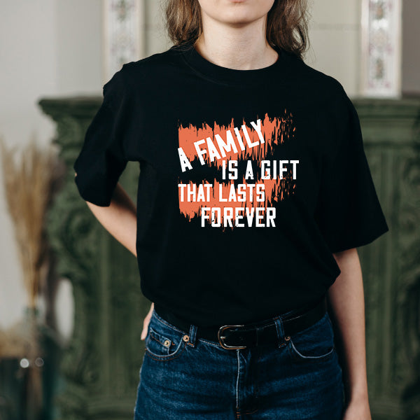 "A Family Is A Gift" Unisex T-Shirt | Perfect for Sisters