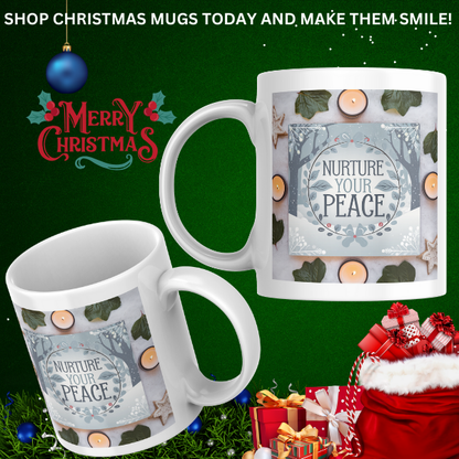 Shop the Tranquil Christmas Mug for a Peaceful Holiday Season