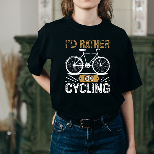 "I'd Rather Be Cycling" T-Shirt | Ideal for Bike Lovers