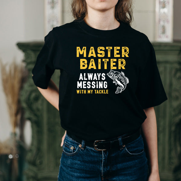 Master Baiter T-Shirt | Perfect for Fishing Enthusiasts