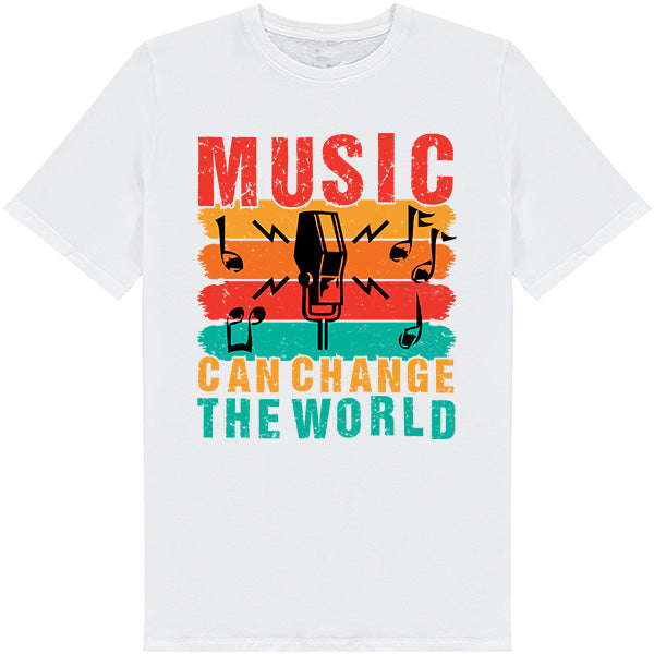 Music Can Change The World V2 T-Shirt | Unisex & Stylish