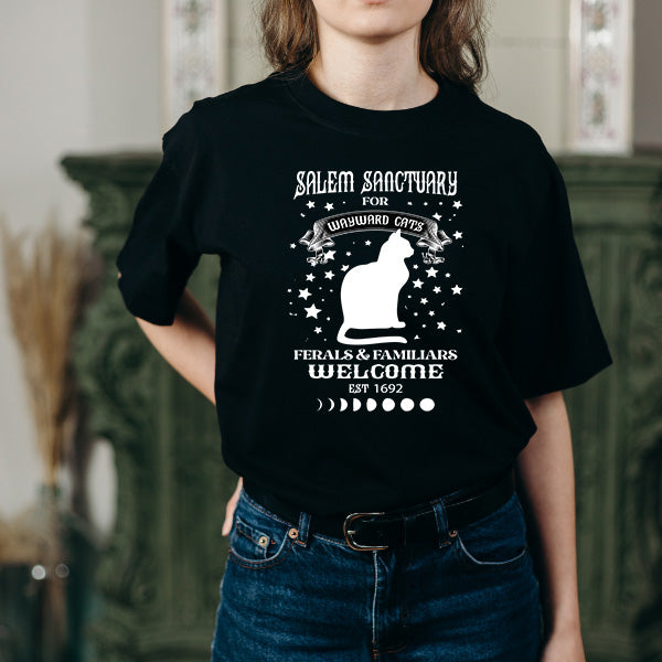 Salem Sanctuary Cats Unisex T-Shirt | Summer Collection