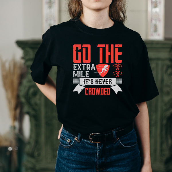 Go The Extra Mile Unisex T-Shirt | Ideal for Fitness Fans