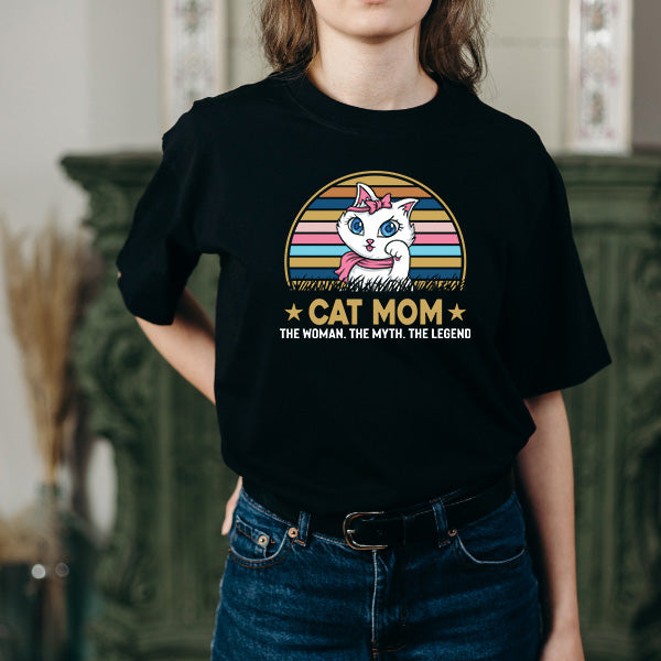 Cat Mom Unisex T-Shirt - Exclusive Cat Collection