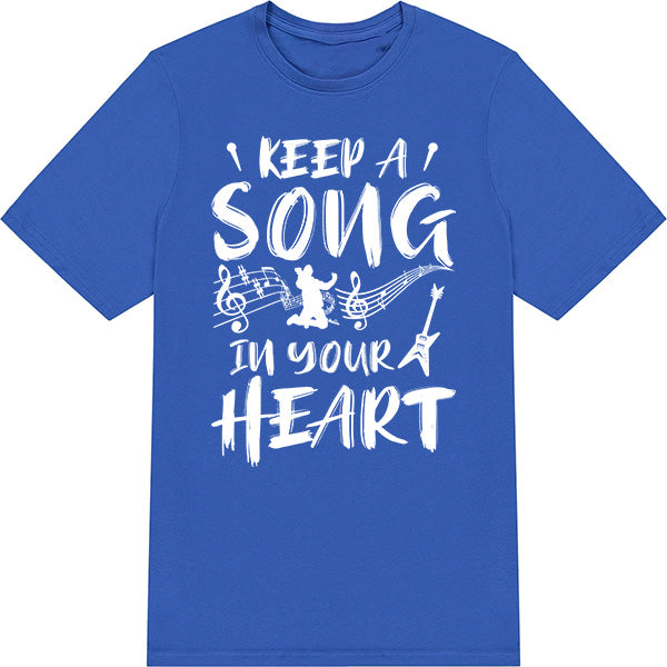 "Keep A Song In Your Heart V2" Unisex T-Shirt - Music Lovers