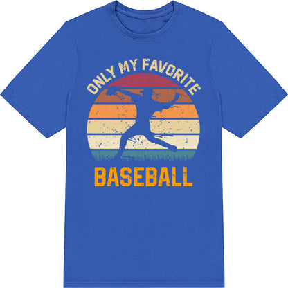 "Only My Favourite Baseball" Unisex T-Shirt | Equestrian Style