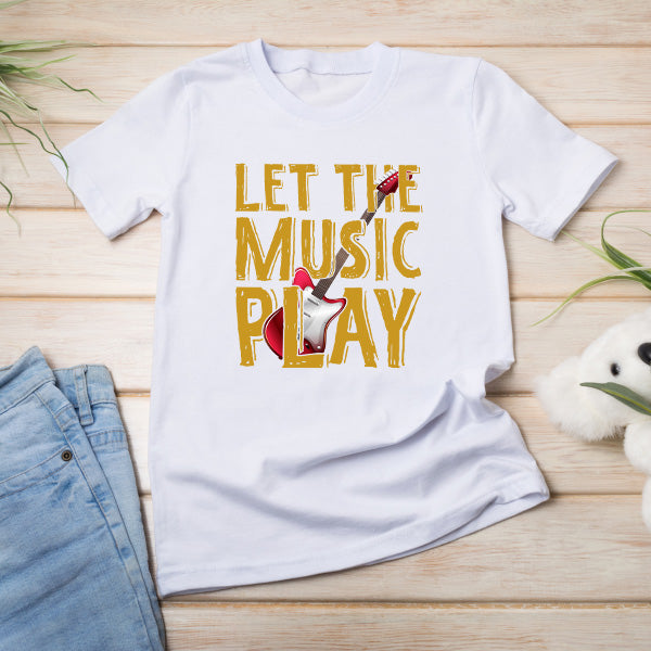 "Let The Music Play" Unisex T-Shirt | Ideal for Music Lovers