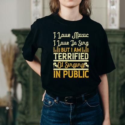 "I Love Music" Unisex T-Shirt | Perfect for Music Lovers