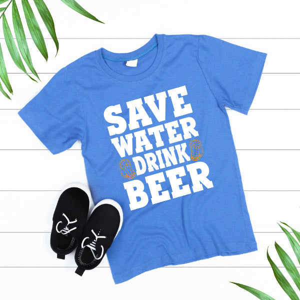 Save Water Drink Beer T-Shirt | Unisex Equestrian Apparel