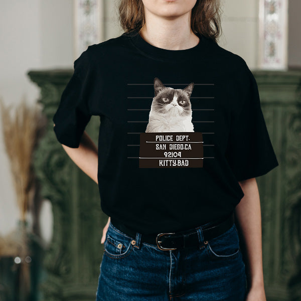 Police Dept San Kitty Unisex T-Shirt | Exclusive Cat Tee