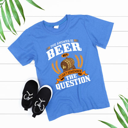 "The Answer Is Beer" Unisex T-Shirt | Fun Equestrian Apparel