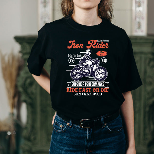 Iron Riders Unisex T-Shirt | Ride Fast or Die | Equestrian Gear