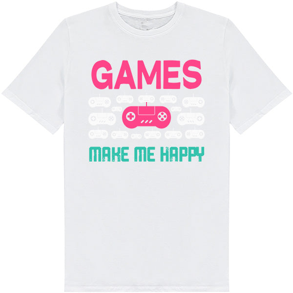 "Games Make Me Happy" Unisex T-Shirt | Premium Equestrian Apparel