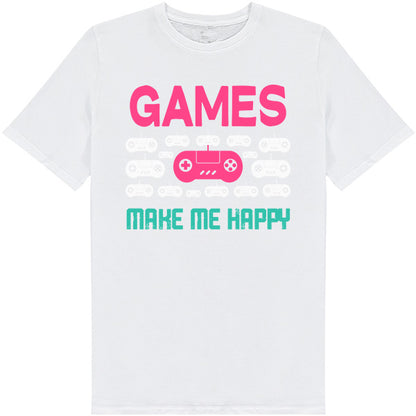 "Games Make Me Happy" Unisex T-Shirt | Premium Equestrian Apparel