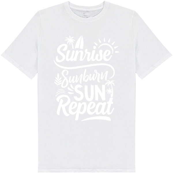 Sunshine Sunburn Sun Repeat T-Shirt | Summer Collection