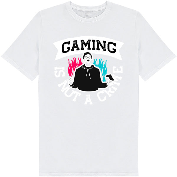 "Gaming Is Not A Crime" T-Shirt | Premium Unisex Apparel