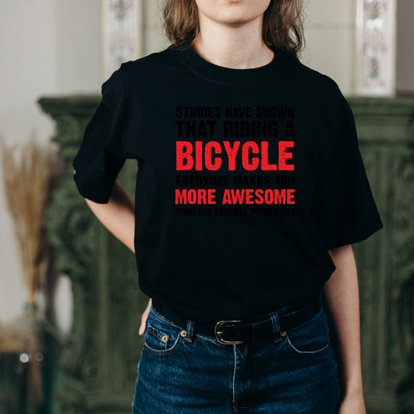 Unisex 'Riding A Bicycle' T-Shirt | Bicycle Adventures