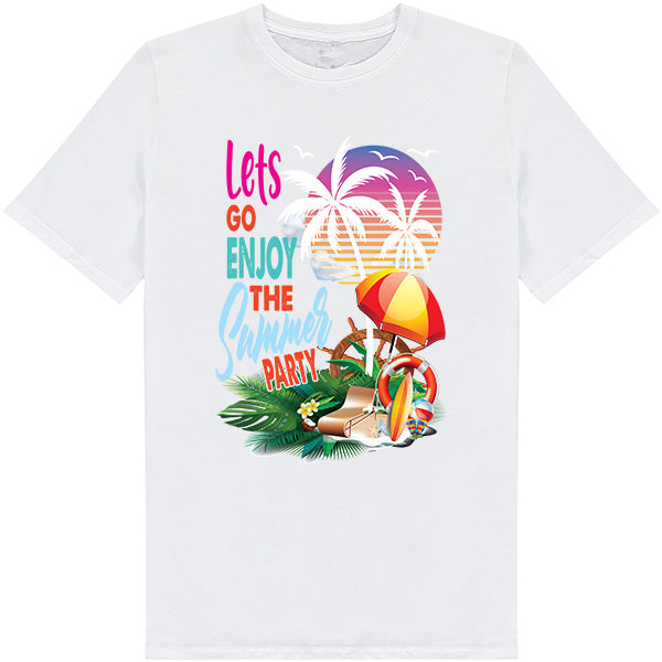 Let's Go Enjoy The Summer Party T-Shirt | Unisex | Summer Series