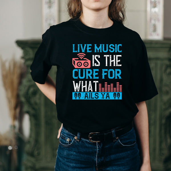 Live Music Unisex T-Shirt | Perfect for Music Lovers