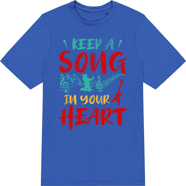 Keep A Song In Your Heart V1 T-Shirt | Unisex Music Tee