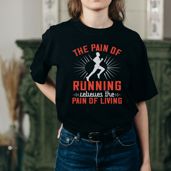 "Pain of Running" Unisex T-Shirt | Runner's Edition | Equestrian