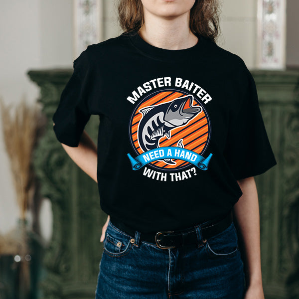 Master Baiter Unisex T-Shirt - Ideal for Fishing Fans