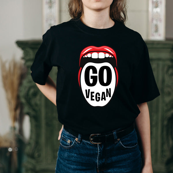 Go Vegan Unisex T-Shirt | Embrace Vegan Vibes | Equestrian Apparel