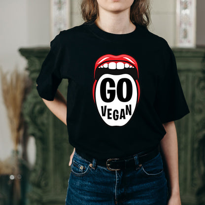 Go Vegan Unisex T-Shirt | Embrace Vegan Vibes | Equestrian Apparel