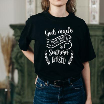 "God Made Jesus Saved" Unisex T-Shirt | Christian Equestrian Apparel